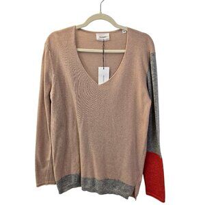 NWT Sita Murt Wool Blend Accent Sleeve Sweater Size 40/Medium